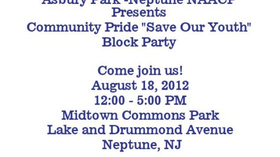 Community Pride "Save Our Youth" Block Party