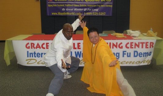 Wushu Kung Fu Demo At the Adam Bucky James Community Center Was A Success