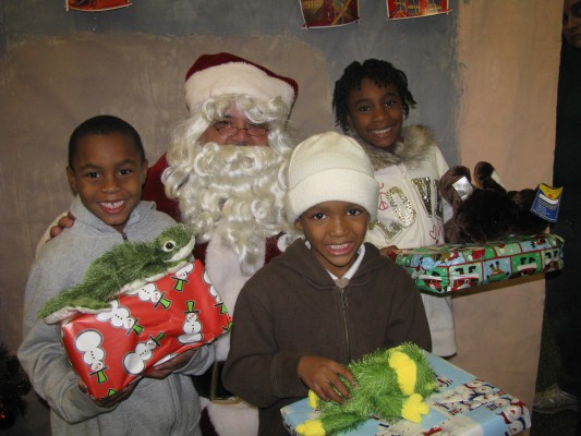 Santa Claus Comes to the Adam Bucky James Center