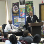 The Famous Author Dr. Leon Bass Visits Asbury Park’s Middle School