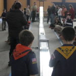 Pinewood Derby Held At The Adam Bucky James Community Center