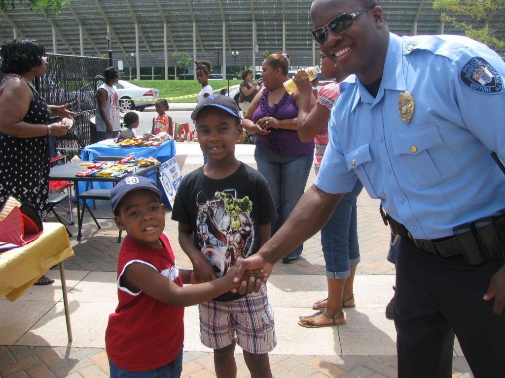 Neptune Township police officer Greg Washington