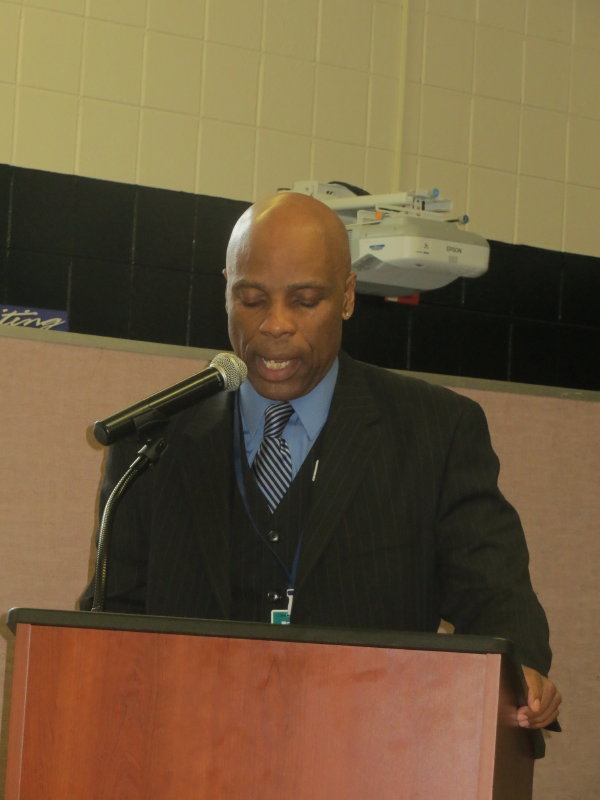 Donald Covin at Asbury Park Middle School