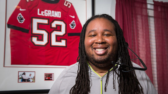 Eric LeGrand photo by Michael LeBrecht