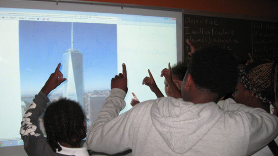 Asbury Park Middle School Students Pay Their Respects to the Victims of 9/11