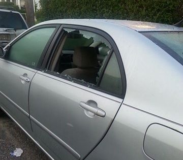 Car Vandalism Occurs In Long Branch