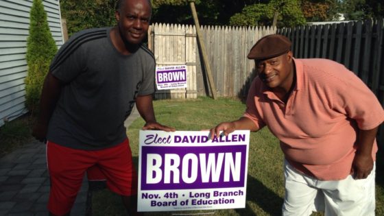 David Allen Brown Runs For The Long Branch Board Of Education