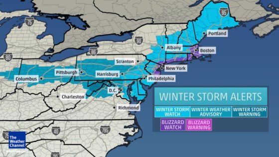 Blizzard Watch In Effect For Monmouth, Ocean, & Middlesex Counties