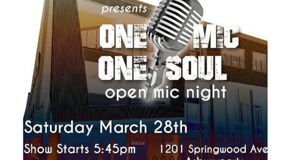 KYDS Presents One Mic One Soul Open Mic In Asbury Park