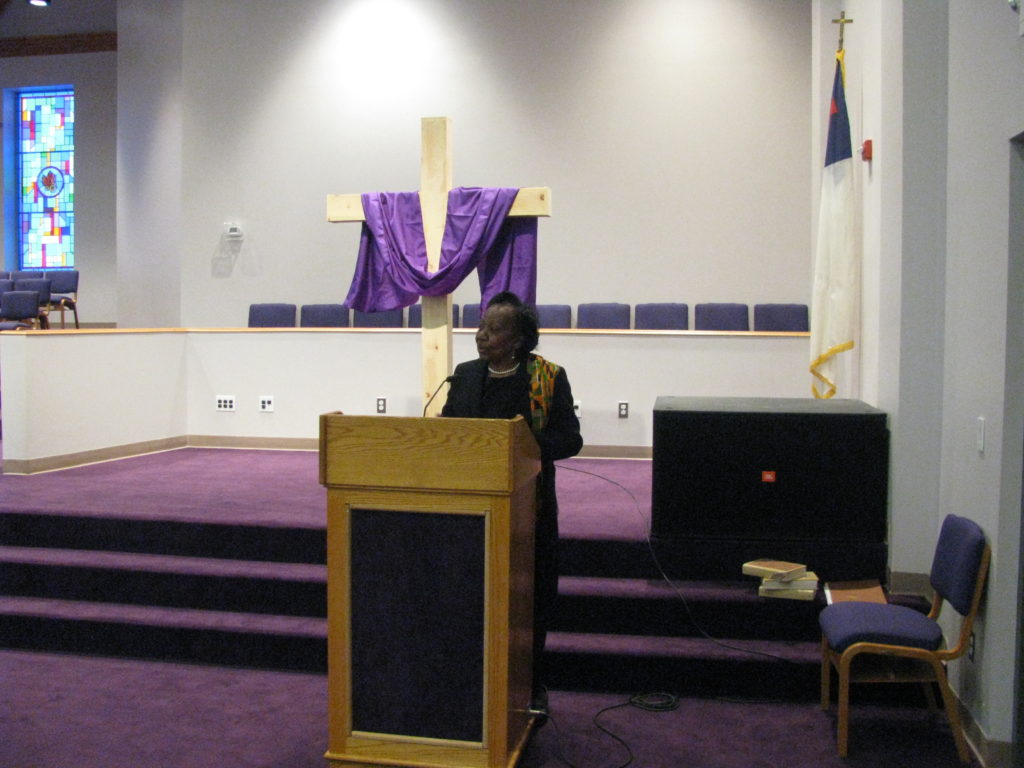 Mrs. Rosetta Jordan at Black History Month At Second Baptist Church In Long Branch