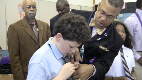 Dress For Success : Community Teaches Asbury Park Boys How To Tie A Tie