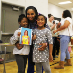 Tamecka Dixon at FMAD Daddy-Daughter Basketball Clinic at Neptune Middle School