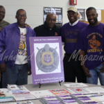 Omega Psi Phi at Fathers Making A Difference (FMAD) Hold Daddy-Daughter Basketball Clinic at Neptune Middle School