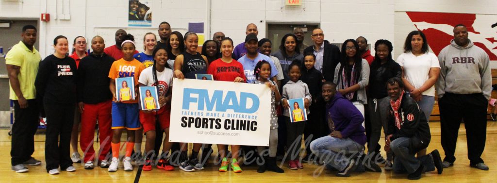 FMAD Holds Daddy-Daughter Basketball Clinic at Neptune Middle School