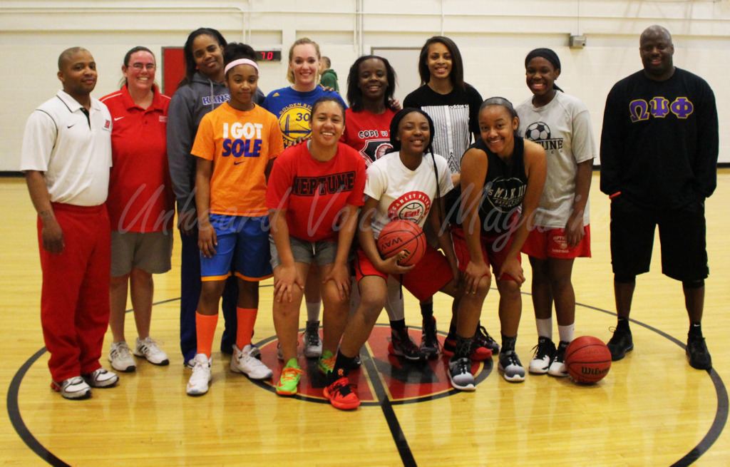 FMAD Holds Daddy-Daughter Basketball Clinic at Neptune Middle School