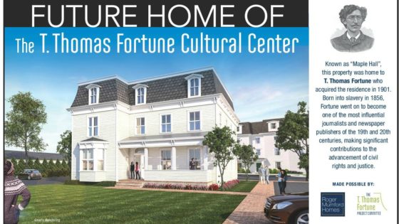Restoration Is Underway For T. Thomas Fortune House