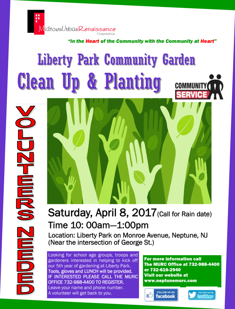 Community garden clean up_flyer