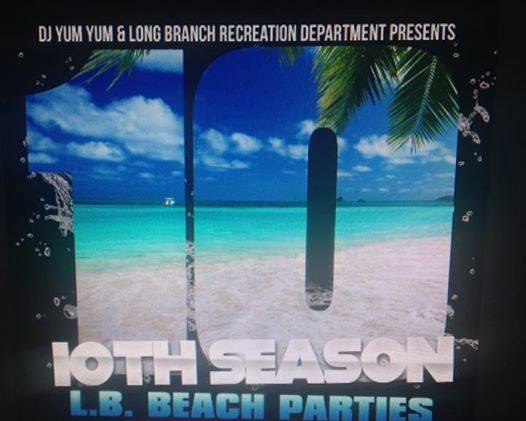 10th Season of Long Branch Beach Parties Kicks Off June 24th