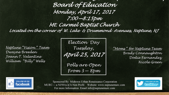 Meet The Candidates Running For Neptune Township Board of Education