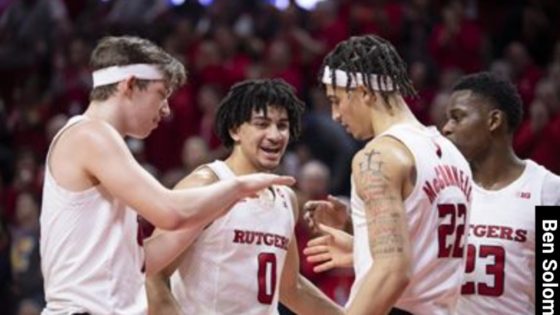 Rutgers Men's Basketball Ranked In AP's Top 25 Preseason Poll