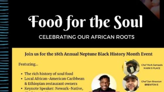Neptune Township Black History Month Event: "Food For The Soul"