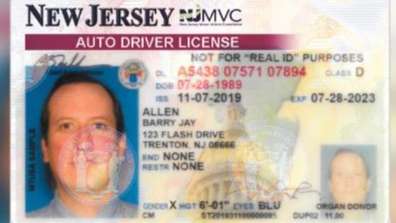 New Jersey adds X gender marker on driver's licenses and other state identification