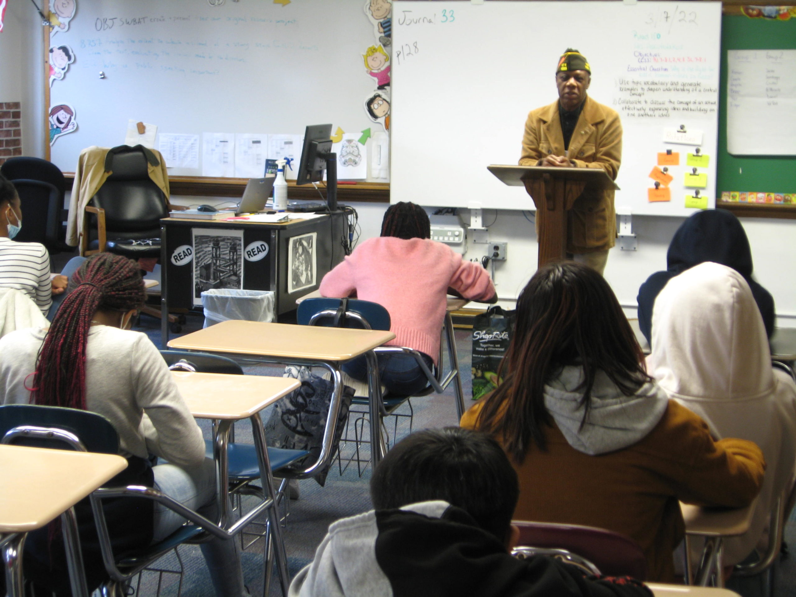 Veteran Franklin Hall at Asbury Park High School 